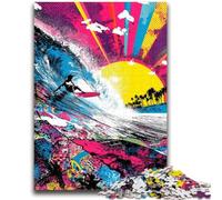 Puzzle 1000 pièces pour Adultes et Adolescents, Motif Graffiti Surf, à partir de 14 Ans Superbe Jeu de Conception Superbe Jeu de Conception Superbe Cadeau 26x38cm