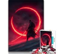 Puzzle 1000 pièces pour Adultes et Adolescents Motif Guerrier Ninja Fantastique Jeux éducatifs décoration d'intérieur idéal pour la décoration de Bureau 38x26cm