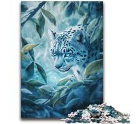 Puzzle 1000 pièces pour Adultes et Adolescents, Motif léopard de la Jungle, Jeu éducatif, défi, Jouet, Offre à Offrir en Cadeau à Toute la Famille, 26x38cm