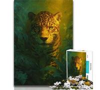 Puzzle 1000 pièces pour Adultes et Adolescents, Motif léopard Fantastique, idéal pour Un Jeu éducatif ou comme Cadeau pour Toute la Famille (Taille 75x50cm)