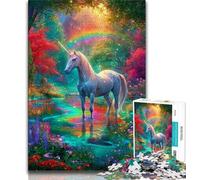 Puzzle 1000 pièces pour Adultes et Adolescents, Motif Licorne Fantastique, Difficile à réaliser, mais Amusant et Humoristique, idéal pour Un Anniversaire ou Un Cadeau Unique (75x50cm)