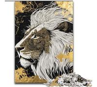 Puzzle 1000 pièces pour Adultes et Adolescents, Motif Lion, à partir de 14 Ans, décoration d'intérieur, à Offrir à Toute la Famille et aux Amis (Taille 26x38cm)
