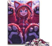 Puzzle 1000 pièces pour Adultes et Adolescents, Motif Panda Roux, Jouet éducatif Anti-Stress, Cadeau du Père Noël Secret pour Les 14 Ans, 26x38cm