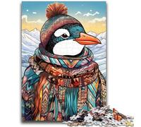 Puzzle 1000 pièces pour Adultes et Adolescents, Motif Pingouin, Jeux éducatifs pour la Famille, décoration d'intérieur, Cadeau (50x75cm)
