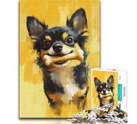 Puzzle 1000 pièces pour Adultes et Adolescents Motif Renard Heureux Jeu Familial Anti-Stress défi Difficile adapté aux Couples 38x26cm