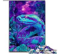 Puzzle 1000 pièces pour Adultes et Adolescents, Motif Serpent Fantastique, Jouets éducatifs, Anti-Stress, décoration d'intérieur Unique et Cadeaux (Taille 26x38cm)