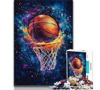 Puzzle 1000 pièces pour Adultes et Adolescents, Motif Slam Dunk Basketball, Anti-Stress, décoration d'intérieur (Taille 75x50cm)
