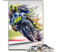 Puzzle 1000 pièces pour Adultes et Adolescents MotoGP, Jeu éducatif, Jouet, décoration d'intérieur et Cadeaux Uniques (Taille 50x75cm)