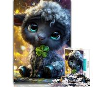 Puzzle 1000 pièces pour Adultes et Adolescents Moutons fantastiques 1000 pièces pour Adultes, Jouets de Jeu Chaque pièce est Unique - Jeu Familial Stimulant et Amusant (Taille 75x50cm)