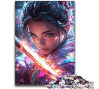 Puzzle 1000 pièces pour Adultes et Adolescents, mystérieux Ninja samouraï, Jouets éducatifs, Jeux de Famille, Cadeaux pour Amis et Famille, 50x75cm