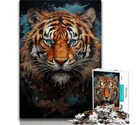 Puzzle 1000 pièces pour Adultes et Adolescents Mystic Tiger 1000 pièces pour Adolescents, éducatif et idéal comme Cadeau pour Toute la Famille (Taille 75x50cm)