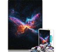 Puzzle 1000 pièces pour Adultes et Adolescents, Nébuleuse des Papillons, Jouet éducatif et décompressant, idéal comme Cadeau pour Toute la Famille (38x26cm)