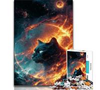 Puzzle 1000 pièces pour Adultes et Adolescents, Nébuleuse du Chat Noir, Jeux éducatifs, décoration d'intérieur, idéal comme Cadeau pour Toute la Famille (75x50cm)