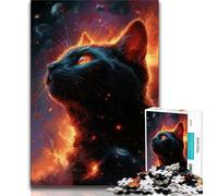 Puzzle 1000 pièces pour Adultes et Adolescents, Nébuleuse du Chat Noir, Jouets éducatifs, Jeux familiaux, Cadeaux d'anniversaire et Cadeaux Uniques (75x50cm)