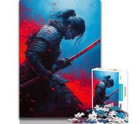 Puzzle 1000 pièces pour Adultes et Adolescents, Ninja Japonais, Jeux éducatifs, décoration d'intérieur, Cadeau d'anniversaire, Art Mural (75x50cm)