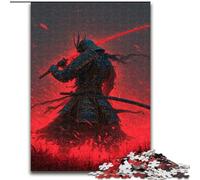 Puzzle 1000 pièces pour Adultes et Adolescents, Ninja néon Japonais, à partir de 14 Ans, idéal pour Les Couples, pour s'amuser à la Maison, comme Cadeau d'anniversaire ou de Voyage (Taille 50x75cm)