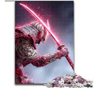 Puzzle 1000 pièces pour Adultes et Adolescents, Ninja néon Japonais, activité familiale, décoration d'intérieur Unique et Cadeaux pour Les 14 Ans et Plus (Taille 50x75cm)