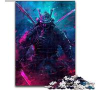 Puzzle 1000 pièces pour Adultes et Adolescents, Ninja néon Japonais, Jeu Familial, décoration intérieure Unique et Cadeaux pour Les 14 Ans et Plus (Taille 50x75cm)