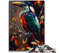 Puzzle 1000 pièces pour Adultes et Adolescents Oiseau de la Jungle pour Les 14 Ans et Plus Jeu Impossible Cadeau d'anniversaire de Noël 26x38cm