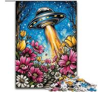 Puzzle 1000 pièces pour Adultes et Adolescents, OVNI Extraterrestre, Jouets éducatifs, Jeux familiaux, Anniversaires et Cadeaux Uniques (Taille 50x75cm)
