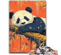 Puzzle 1000 pièces pour Adultes et Adolescents, Panda Mignon Rampant, Jouet éducatif, Jeux familiaux Amusants, décoration d'intérieur Unique (50x75cm)