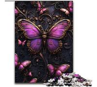 Puzzle 1000 pièces pour Adultes et Adolescents Papillon Magique, pour Jeu éducatif, Jouet de défi, décoration d'intérieur Unique et Cadeaux (Taille 26x38cm)