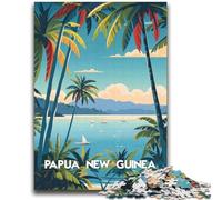 Puzzle 1000 pièces pour Adultes et Adolescents Papouasie Tropical Escape Toys Jeux éducatifs Anti-Stress Interaction Parent-Enfant pour Les 14 Ans et Plus (Taille 38x52cm)
