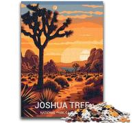 Puzzle 1000 pièces pour Adultes et Adolescents Parc National de Joshua Tree 1000 pièces pour Adultes, Jeu Stimulant, idéal comme Cadeau pour Toute la Famille (26x38cm)