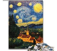 Puzzle 1000 pièces pour Adultes et Adolescents, Pays de la Nuit étoilée Ce Puzzle éducatif est idéal comme Cadeau pour Toute la Famille (Taille 50x75cm)