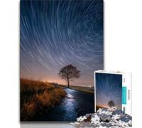 Puzzle 1000 pièces pour Adultes et Adolescents, Paysage de Coucher de Soleil, Aide Le Cerveau à exercer, Jouets addictifs pour cultiver la Patience et améliorer la mémoire (75x50cm)