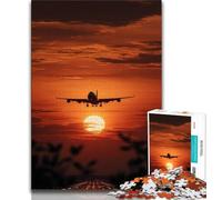 Puzzle 1000 pièces pour Adultes et Adolescents, Paysage de Coucher de Soleil, intéressant pour la réduction du Stress, Interaction Parent-Enfant (Taille 38x26cm)