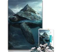 Puzzle 1000 pièces pour Adultes et Adolescents Paysage de l'île aux Tortues Puzzle 1000 pièces, Jouet éducatif Anti-Stress, Superbes Cadeaux et Jouets (Taille 75x50cm)