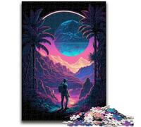Puzzle 1000 pièces pour Adultes et Adolescents, Paysage de planète Extraterrestre, Jouet éducatif et décompressant, décoration Parfaite, 50x75cm