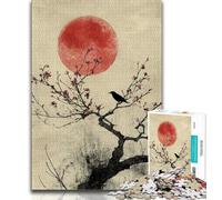 Puzzle 1000 pièces pour Adultes et Adolescents Paysage de Style Japonais 1000 pièces pour Adultes, Cadeau d'anniversaire, décoration Murale pour Les 14 Ans et Plus (Taille 75x50cm)