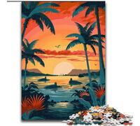 Puzzle 1000 pièces pour Adultes et Adolescents Paysage des îles Galapagos, Jeu Familial et décoration intérieure Unique, Cadeaux pour Les 14 Ans et Plus 26x38cm