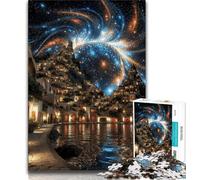 Puzzle 1000 pièces pour Adultes et Adolescents, Paysage Fantastique, Jouets éducatifs, Anti-Stress, décoration d'intérieur Unique et Cadeaux (38x26cm)