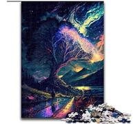Puzzle 1000 pièces pour Adultes et Adolescents, Paysage Magique, activité Amusante pour la Maison, Jouets pour Les Jours de Pluie, Cadeaux d'anniversaire (Taille 26x38cm)