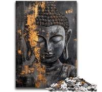 Puzzle 1000 pièces pour Adultes et Adolescents Peinture à l'huile Bouddha pour Les 14 Ans et Plus Jeu Impossible Cadeau d'anniversaire de Noël 50x75cm