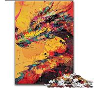 Puzzle 1000 pièces pour Adultes et Adolescents, Peinture à l'huile de Dragon Chinois, Jouets et Jeux éducatifs pour Adultes et Adolescents (Taille 26x38cm)