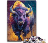 Puzzle 1000 pièces pour Adultes et Adolescents, Peinture à l'huile de Taureau, Jouets éducatifs, Anti-Stress, Convient pour la décoration de Bureau, 50x75cm
