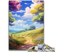 Puzzle 1000 pièces pour Adultes et Adolescents, Peinture animée Puzzle 1000 pièces, Relax Games, idéal comme Cadeau pour Toute la Famille (50x75cm)