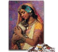 Puzzle 1000 pièces pour Adultes et Adolescents, Peinture de Gaston Bussières, avec Affiche et fiche de Questions-réponses, à partir de 14 Ans (38x26cm)