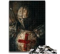 Puzzle 1000 pièces pour Adultes et Adolescents, peintures de Chevaliers médiévaux, Jeu Stimulant, idéal comme Cadeau pour Toute la Famille (50x75cm)
