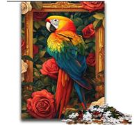 Puzzle 1000 pièces pour Adultes et Adolescents Perroquet, Jeu Familial Anti-Stress, défi Difficile, adapté aux Couples 38x52cm