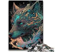 Puzzle 1000 pièces pour Adultes et Adolescents Personnages de Contes de fées de Loups Jouets Jeux éducatifs Anti-Stress Interaction Parent-Enfant pour Les 14 Ans et Plus 26x38cm