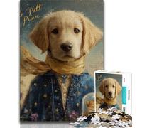 Puzzle 1000 pièces pour Adultes et Adolescents, Petit Prince et Chien, Jeu Familial Anti-Stress, défi Difficile, renforce l'amour Entre Couples, 50x75cm