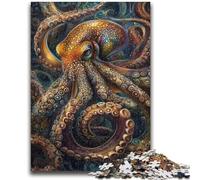Puzzle 1000 pièces pour Adultes et Adolescents Pingouins sous l'aurore boréale pour Les 14 Ans et Plus Jeux de Famille Jeu de Noël Cadeaux pour Femmes 50x75cm