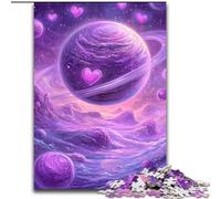 Puzzle 1000 pièces pour Adultes et Adolescents Planète Violette, Jouets éducatifs, Jeux Anti-Stress, Interaction Parent-Enfant (Taille 50x75cm)