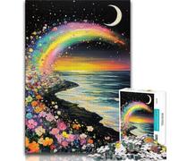 Puzzle 1000 pièces pour Adultes et Adolescents, Pont Arc-en-Ciel, Jeux éducatifs, décoration de la Maison, Jeu éducatif pour Anniversaire, Noël (75x50cm)