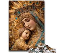 Puzzle 1000 pièces pour Adultes et Adolescents, Portrait de Marie la Mère, Jeu Stimulant, idéal comme Cadeau pour Toute la Famille, 26x38cm